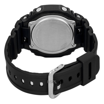 Reloj Casio G-Shock analógico-digital para hombre con correa de resina de base biológica, esfera negra, solar, GA-B2100BBR-1A, 200 m