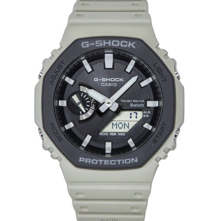 Reloj Casio G-Shock analógico-digital para hombre, con correa de resina de base biológica, esfera negra, resistente al agua, solar, GA-B2100LUU-5A, 200 m
