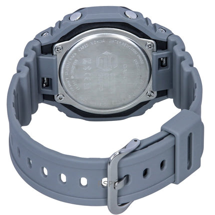 Reloj Casio G-Shock analógico-digital para hombre, con correa de resina de base biológica, esfera gris, resistente al agua, solar, GA-B2100LUU-8A, 200 m