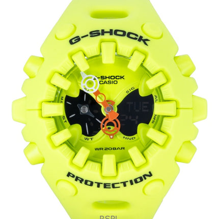 Reloj Casio G-Shock analógico digital con correa de resina y esfera verde de cuarzo GA-V01-9A, 200 m, unisex