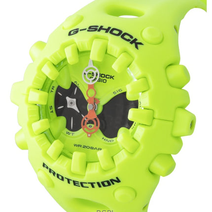 Reloj Casio G-Shock analógico digital con correa de resina y esfera verde de cuarzo GA-V01-9A, 200 m, unisex