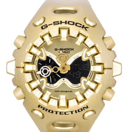 Reloj Casio G-Shock analógico digital con correa de resina y esfera dorada de cuarzo GA-V01A-9A 200M unisex