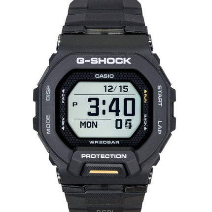 Reloj Casio G-Shock G-Squad Digital Smartphone Link con correa de resina negra de cuarzo GBD-200-1A1 200M para hombre