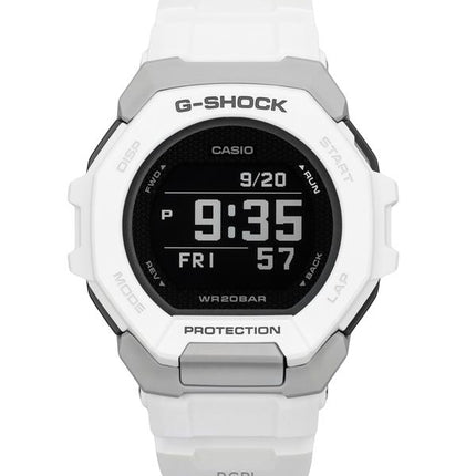 Reloj Casio G-Shock G-Squad Digital Smartphone Link de cuarzo de resina de base biológica blanco GBD-300-7 200M para hombre