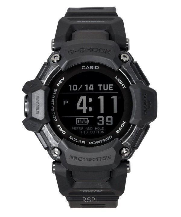 Reloj Casio G-Shock G-Squad Digital Smartphone Link con correa de resina solar GBD-H2000-1B 200M para hombre