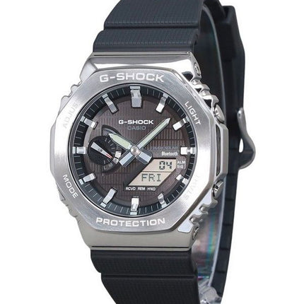 Reloj Casio G-Shock G-Steel analógico digital con correa de resina de base biológica y enlace para teléfono inteligente, esfera