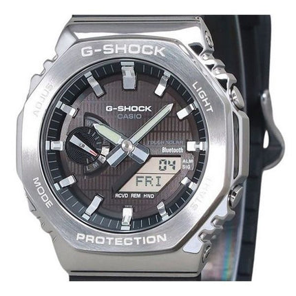 Reloj Casio G-Shock G-Steel analógico digital con correa de resina de base biológica y enlace para teléfono inteligente, esfera