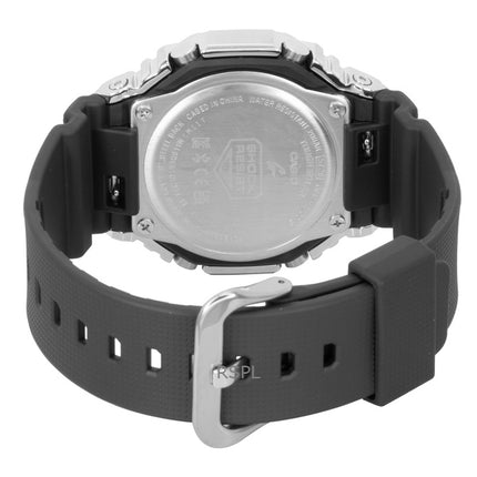 Reloj Casio G-Shock G-Steel GBM-2100A-2B para hombre, resistente al agua hasta 200 m, con correa de resina de base biológica y conexión para smartphone. Incluye esfera azul, movimiento analógico-digital y carga solar.