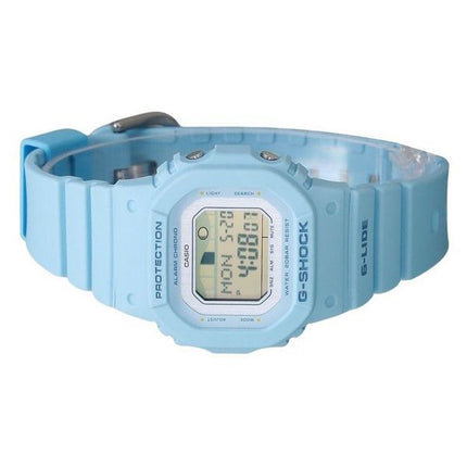 Reloj Casio G-Shock G-Lide digital azul claro con correa de resina de base biológica cuarzo GLX-S5600-2 200M para mujer