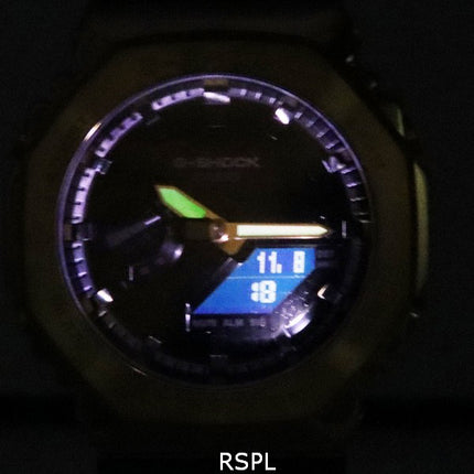 Reloj para hombre Casio G-Shock analógico digital con esfera negra de cuarzo GM-2100G-1A9 GM2100G-1A9 200M