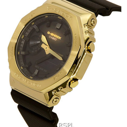 Reloj para hombre Casio G-Shock analógico digital con esfera negra de cuarzo GM-2100G-1A9 GM2100G-1A9 200M