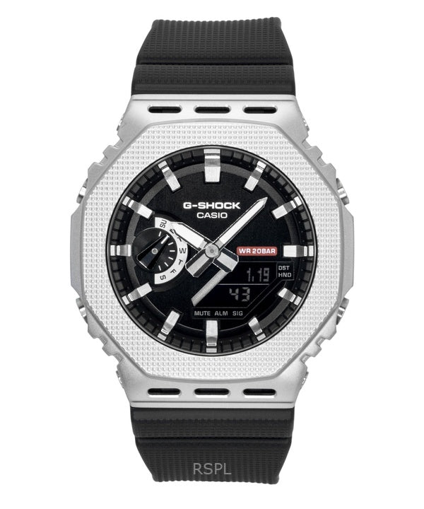 Reloj Casio G-Shock G-Steel analógico digital con correa de resina de base biológica, esfera azul, cuarzo GM-2100M-1A, 200 m, para hombre