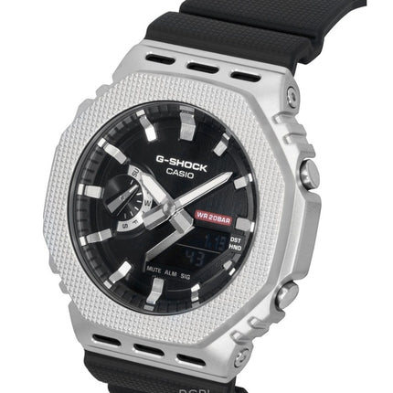 Reloj Casio G-Shock G-Steel analógico digital con correa de resina de base biológica, esfera azul, cuarzo GM-2100M-1A, 200 m, para hombre