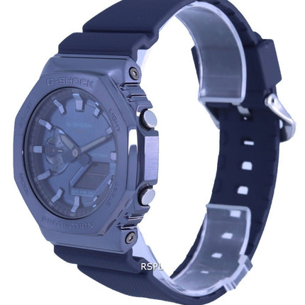 Reloj para mujer Casio G-Shock World Time analógico digital cubierto de metal GM-2100N-2A GM2100N-2 200M