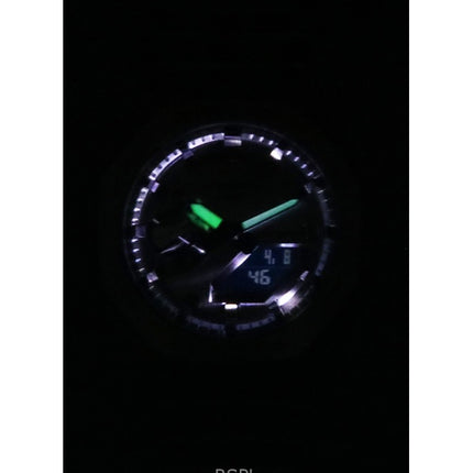 Reloj Casio G-Shock G-Steel para hombre, con correa de silicona resistente y metálica fina, esfera gris, de cuarzo GM-2100YM-8A, 200 m