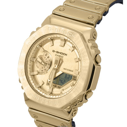 Reloj Casio G-Shock G-Steel Fine Metallic Analógico Digital con Esfera Dorada de Cuarzo GM-2100YMG-9A9 200M para Hombre