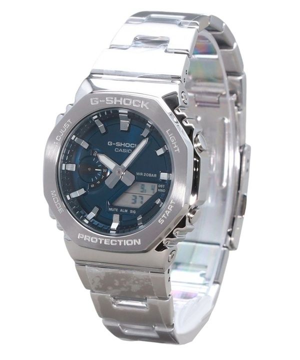 Reloj Casio G-Shock G-Steel analógico digital de cuarzo con esfera azul GM-2110D-2B 200M para hombre