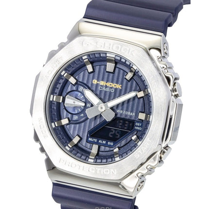 Reloj Casio G-Shock G-Steel analógico digital de edición limitada con esfera azul de cuarzo GM-2110SH-2A 200M para hombre