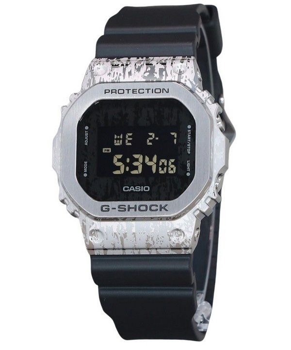 Reloj Casio G-Shock Digital Grunge Camuflaje Serie Gris Dial Cuarzo GM-5600GC-1 200M para hombre