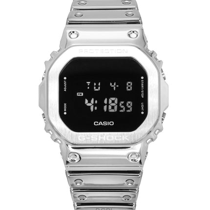 Reloj Casio G-Shock G-Steel Digital de cuarzo con correa de silicona metálica resistente GM-5600YM-8 200M para hombre
