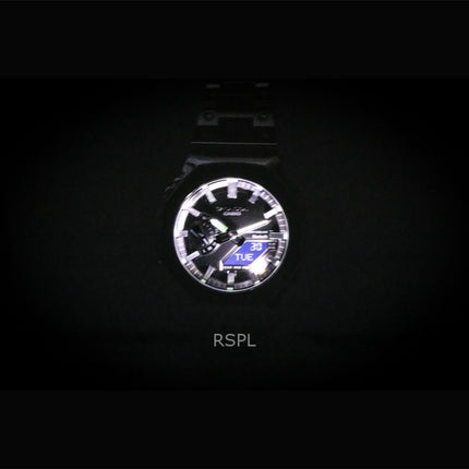 Reloj Casio G-Shock analógico digital de metal con enlace para smartphone, esfera negra, solar, GM-B2100BT-1A, 200 m, para hombre