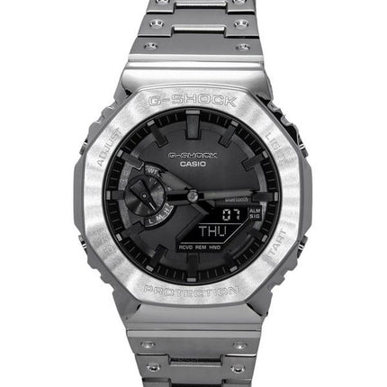 Reloj para hombre Casio G-Shock analógico digital completamente metálico con esfera negra Solar GM-B2100D-1A 200M