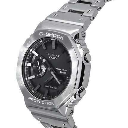 Reloj para hombre Casio G-Shock analógico digital completamente metálico con esfera negra Solar GM-B2100D-1A 200M