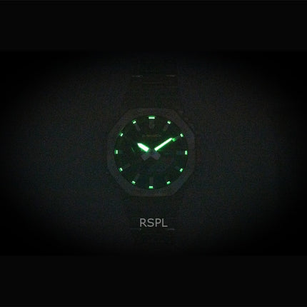 Reloj Casio G-Shock GM-B2100SD-1C para hombre, analógico, digital, de metal, con enlace para smartphone, acero inoxidable, esfera negra, solar, 200 m