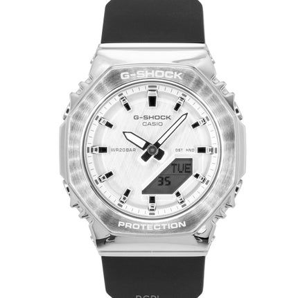 Reloj Casio G-Shock analógico digital de resina de base biológica con esfera plateada de cuarzo GM-S2110-1A7 200M para mujer