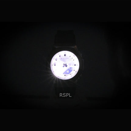 Reloj Casio G-Shock analógico digital de resina de base biológica con esfera plateada de cuarzo GM-S2110-1A7 200M para mujer