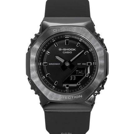 Reloj Casio G-Shock analógico digital con correa de resina de base biológica, esfera negra, cuarzo GM-S2110B-8A, 200 m, para mujer
