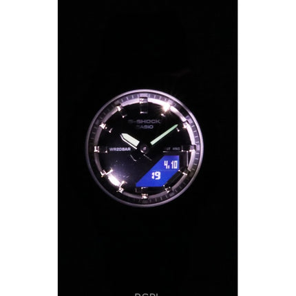 Reloj Casio G-Shock analógico digital con correa de resina de base biológica, esfera negra, cuarzo GM-S2110B-8A, 200 m, para mujer