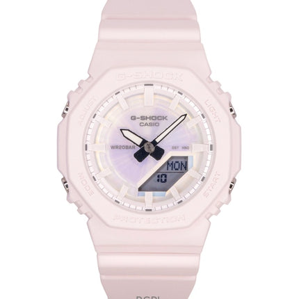 Reloj Casio G-Shock analógico digital de cuarzo con correa de resina y esfera rosa polarizada GMA-P2100PC-4A, 200 m, para mujer