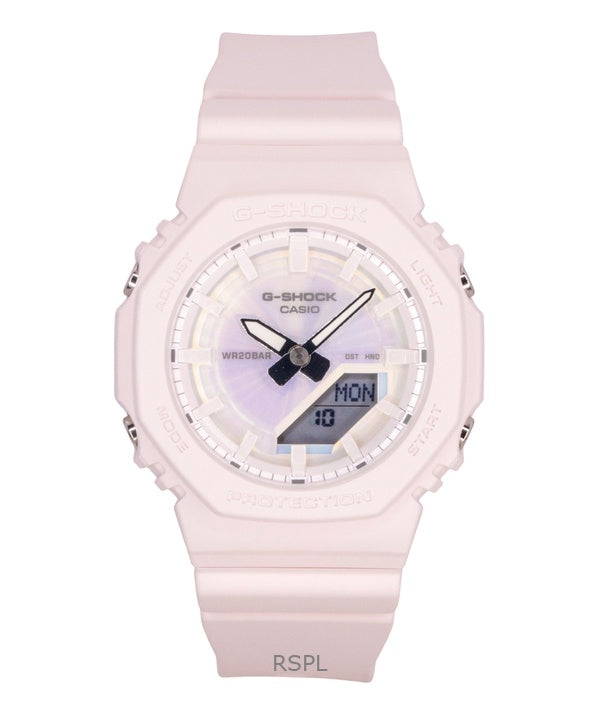 Reloj Casio G-Shock analógico digital de cuarzo con correa de resina y esfera rosa polarizada GMA-P2100PC-4A, 200 m, para mujer