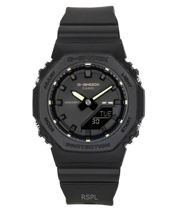 Reloj Casio G-Shock analógico digital de resina de base biológica con esfera negra de cuarzo GMA-P2100SA-1A2 200M para mujer