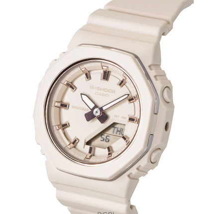 Reloj Casio G-Shock analógico digital de cuarzo con correa de resina de base biológica, esfera beige, GMA-P2110-4A, 200 m, para mujer
