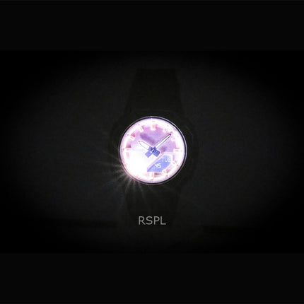 Reloj Casio G-Shock analógico digital de resina de base biológica con esfera rosa de cuarzo GMA-P2110SC-4A 200M para mujer