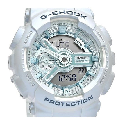 Reloj analógico digital Casio G-Shock de cuarzo con correa de resina de base biológica GMA-S110ST-2A, esfera azul, 200 m, para m