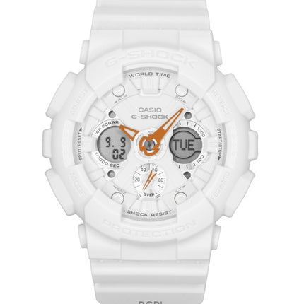 Reloj Casio G-Shock analógico digital de resina de base biológica con esfera blanca de cuarzo GMA-S120SA-7A1 200M para mujer