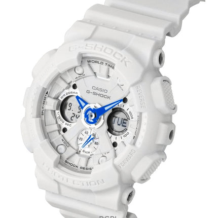 Reloj Casio G-Shock analógico digital de resina de base biológica con esfera blanca de cuarzo GMA-S120SA-7A2 200M para mujer