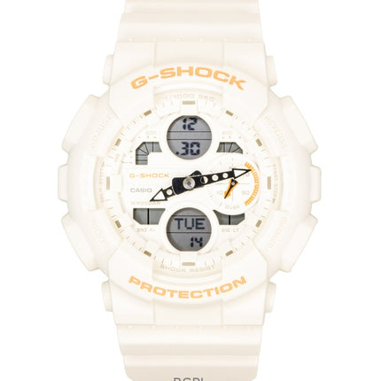 Reloj Casio G-Shock analógico digital de resina de base biológica con esfera color crema de cuarzo GMA-S140-7A 200M para mujer