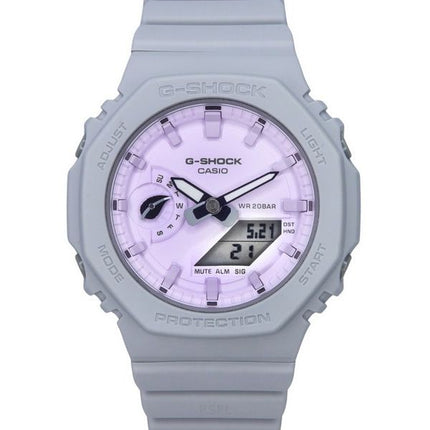 Reloj Casio G-Shock Nature's Color Series analógico digital con esfera morada de cuarzo GMA-S2100NC-8A 200M para mujer