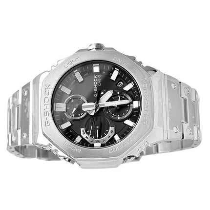 Reloj Casio G-Shock Full Metal analógico con cronógrafo y conexión para teléfono inteligente, esfera negra, resistente al agua,