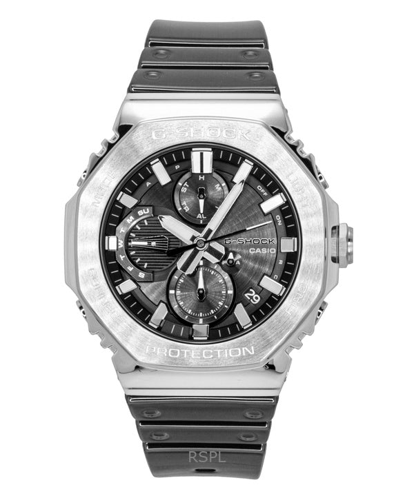 Reloj Casio G-Shock GMC-B2100Y-1A para hombre, con correa de silicona, esfera negra, conexión para smartphone, analógico, solar, resistente al agua hasta 200 m.