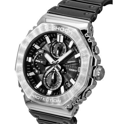 Reloj Casio G-Shock GMC-B2100Y-1A para hombre, con correa de silicona, esfera negra, conexión para smartphone, analógico, solar, resistente al agua hasta 200 m.