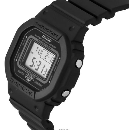 Reloj Casio G-Shock digital con correa de resina negra y esfera negra de cuarzo GMD-S5600BA-1 200M para mujer