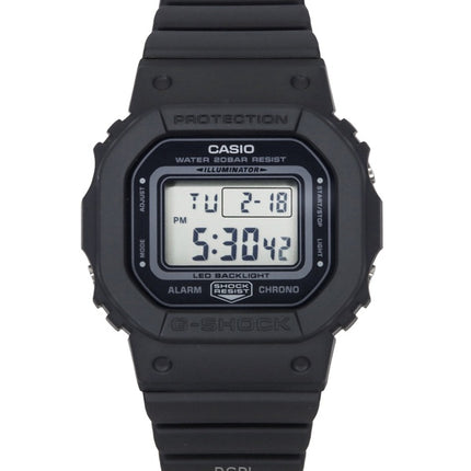 Reloj Casio G-Shock digital con correa de resina negra y esfera negra de cuarzo GMD-S5600BA-1 200M para mujer
