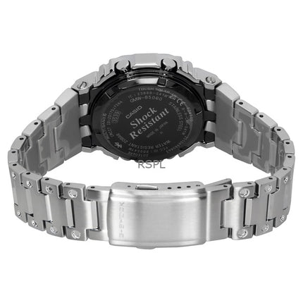 Reloj Casio G-Shock GMW-B5000D-1C de acero inoxidable con enlace para smartphone digital totalmente metálico y solar, 200 m, para hombre