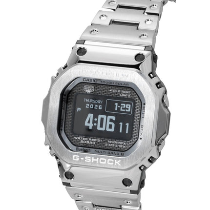 Reloj Casio G-Shock digital totalmente metálico con enlace para smartphone y energía solar GMW-BZ5000D-1 200M para hombre