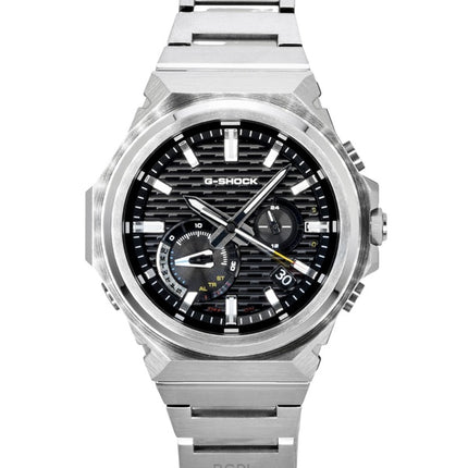 Reloj Casio G-Shock G-Steel analógico para hombre, con enlace para smartphone, acero inoxidable, esfera negra, solar, GST-B1000D-1A, 200 m